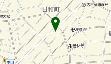 猫洞保育園の地図画像