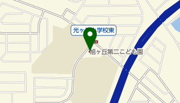 旭ヶ丘第二こども園の地図画像