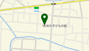 おおの子どもの庭の地図画像