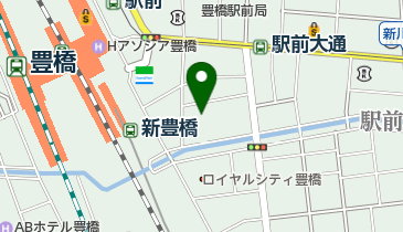 河合塾豊橋校の地図画像