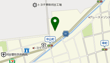 アトリスパーク刈谷展示場の地図画像