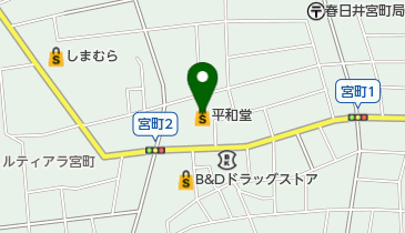 平和堂春日井宮町店の地図画像