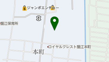 オークワ蟹江店の地図画像