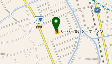 スーパーセンターオークワ幸田店の地図画像