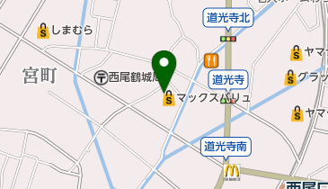 マックスバリュ西尾店の地図画像