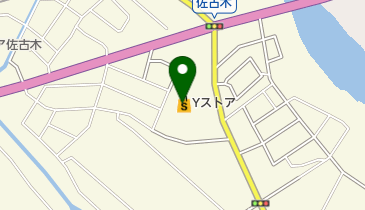 Yストア佐古木店の地図画像