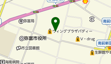 ヤマナカパディー店の地図画像
