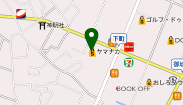 ヤマナカ西尾下町店の地図画像