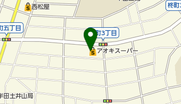 アオキスーパー清城店の地図画像