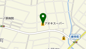 アオキスーパー乙川店の地図画像