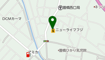 ニューライフフジショッピングプラザ西口店の地図画像