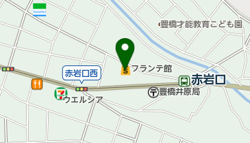 赤岩フランテ館の地図画像