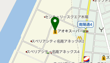 アオキスーパー木場店の地図画像