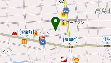 ナフコ不二屋守山店の地図画像