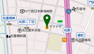 ヤマナカ松原店の地図画像