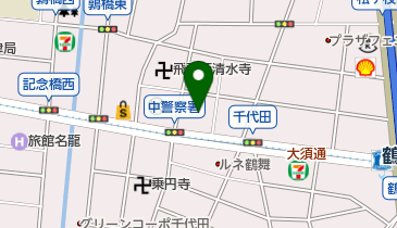 ヤマナカつるまい店の地図画像