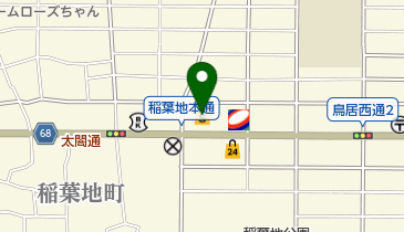 ヤマナカ稲葉地店の地図画像