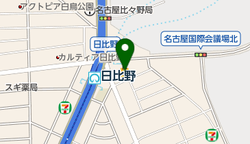 ヤマナカ日比野店の地図画像