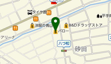 バロー鳴海店の地図画像