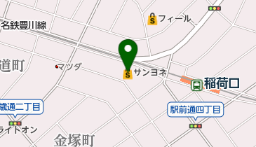 サンヨネ豊川店の地図画像