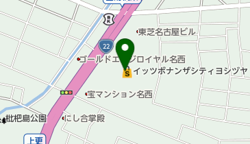 ヨシヅヤ名古屋名西店の地図画像