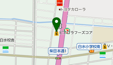 ピアゴラフーズコア柴田店の地図画像
