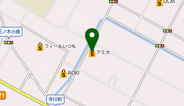アミカ西尾店の地図画像