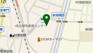 アオキスーパー熱田店の地図画像