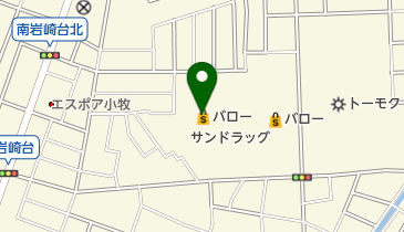 バロー小牧岩崎店の地図画像