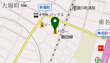 バロー豊川店の地図画像