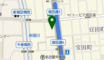 アミカ堀田店の地図画像