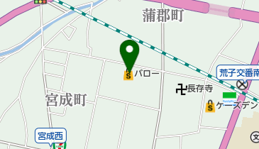 バロー蒲郡店の地図画像