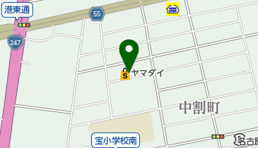 ヤマダイアオヤマ店の地図画像