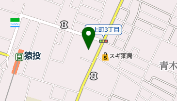 メグリア井上店の地図画像