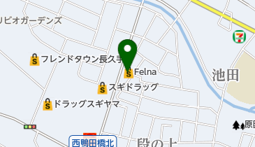 Felna段の上店の地図画像