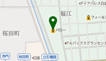 バロー高辻店の地図画像