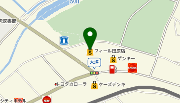 フィール田原店の地図画像