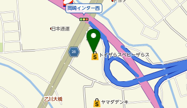 ロピア岡崎インター店の地図画像