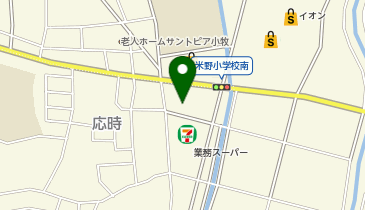カネスエ応時店の地図画像