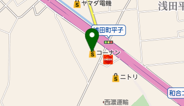 ホームセンターコーナン日進店の地図画像