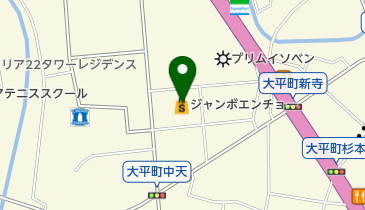 ジャンボエンチョー岡崎店の地図画像
