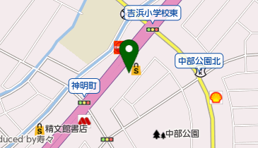 DCM高浜店の地図画像