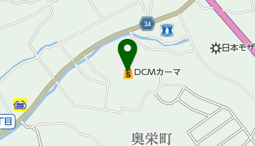 DCM常滑店の地図画像