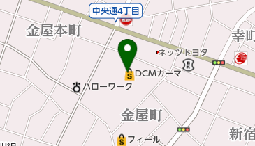 DCM豊川東店の地図画像