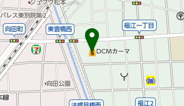 DCM名古屋白金店の地図画像