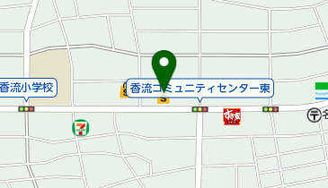 DCM香流店の地図画像