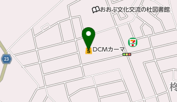 DCM大府店の地図画像