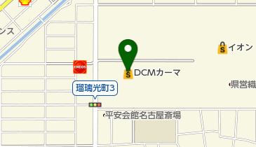 DCM瑠璃光店の地図画像