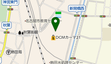 DCM21熱田店の地図画像