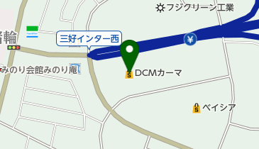 DCM三好インター店の地図画像
